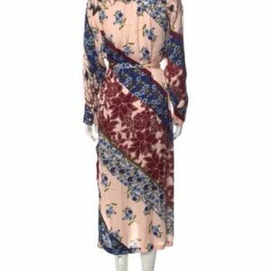 SMYTHE scarf print shirt dress - Like new